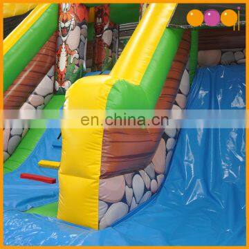 Play Equirment Mini Safari Water Slide Park With Pool for Kids