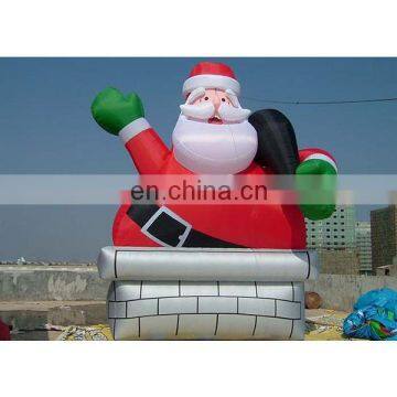 christmas advertising giant inflatable santa claus for sale