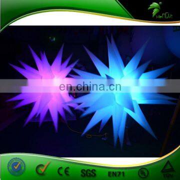 Giant Fairy Lights Outdoor Decor Balloon LED DJ Star Shape Night Light Projector Indoor Inflatable Ceiling Lamp photo-4