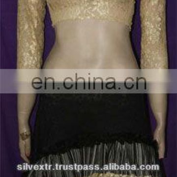 TRIBAL GOTHIC LONG SLEEVE LACE CHOLI