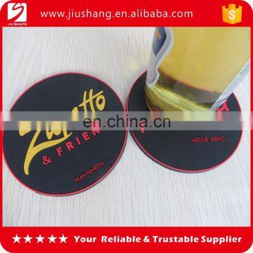 Custom pvc drink coaster set for bar using