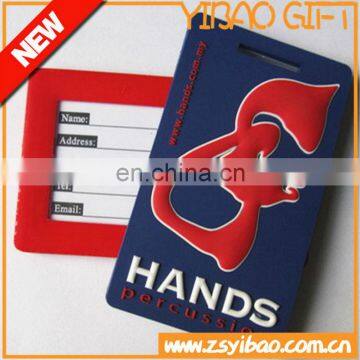 Custom Logo Cheap Bulk Soft Pvc Luggage Tag