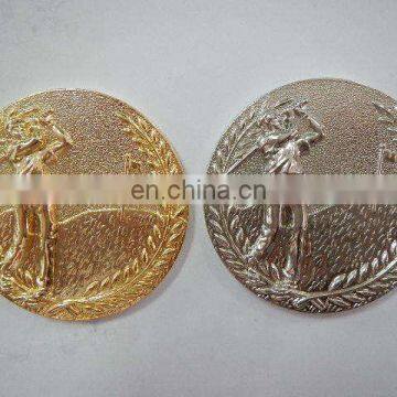 golf gold souvenir coin