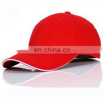 red color plain cap sports cap baseball cap