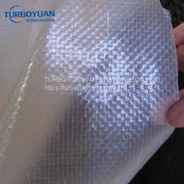 reinforced transparent PE woven film to cover from rain