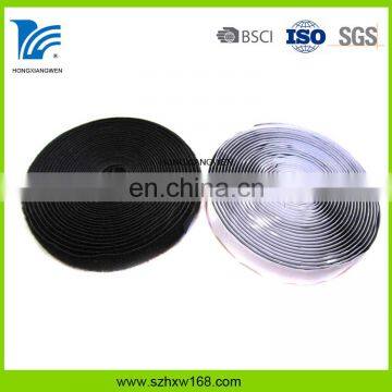 Black Durable Adhesive Hook and Loop Tape Roll photo-3