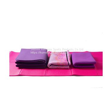 Folding Suede Yoga Mats-kmr04