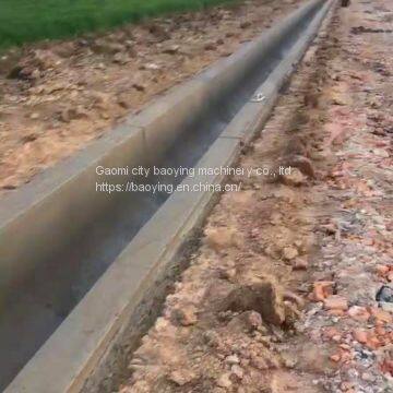 Baoying Drainage Ditch Slipform Machine/trapezoidal Channel Forming Machine/rectangular Side Ditch Slipform Machine photo-2