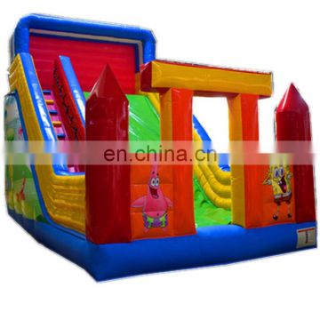 Outdoor blow up theme slide Inflatable splash park equipment for sale