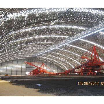 long span Space Frame Steel Structural Coal Storage