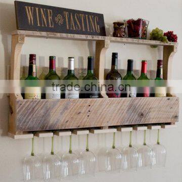 Custom Unfinished Vintage Wooden Wine Holder Rack,wood Wine Glass Racks