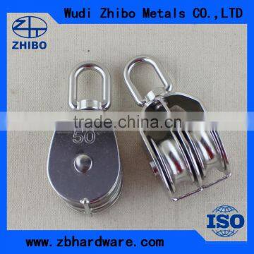 2015 STAINLESS STEEL SWIVEL EYE SINGLE DOUBLE PULLEY/BLOCK