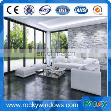 High Fashion Aluminium Frame Glass Door/Bifold Sliding Tempered Glass Window and Door/Frameless