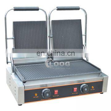 Factory Direct-Sale Wholesale Commercial Electric Grill Panini Sandwich Press Machine Double Contact Grill Suppliers photo-2