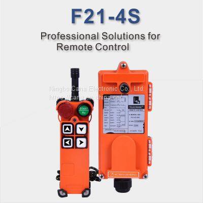 F21-4S Industrial Radio Wireless Remote Control 4 Channel TELEcrane for Overhead Crane Remote Control 12V 18-65V 65-440V AC/DC photo-3