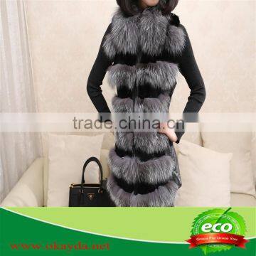 2013 Warm Popular Women Natural Fur Coat