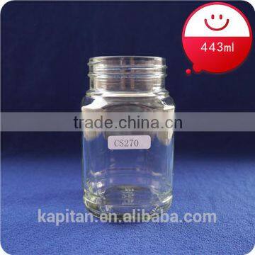 443ml Square Glass Jar For Honey