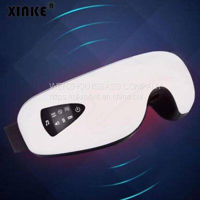 Wireless Air Pressure Vibration Digital Eye Massager Vibration Magnetic Acupuncture Therapy Relief Heat Compress Eye Mask