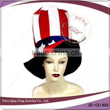 hot sell fashion fans american funny carnival hats