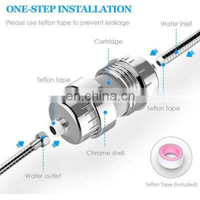 15 Stage Bath Shower Head Filter With Mineral Balls. photo-3