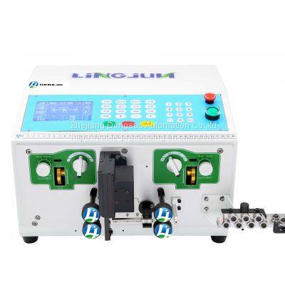 fully automatic 28AWG cable wire stripper machine single cable wire cutting and stripping machine