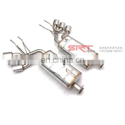 car exhaust for Mercedes-Benz G500 G55 w463 Stainless Steel Pipes catback with quad double tip