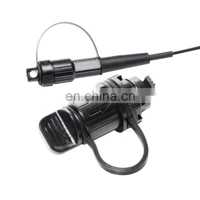 SC/APC Outdoor Hardened Optical Adapter Mini SC Waterproof Fiber Optic Adapter For Huawei