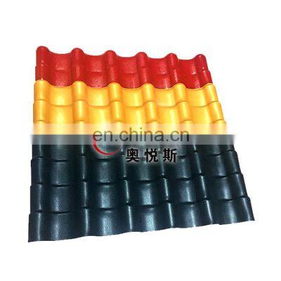 plastic roof roofing Corrugated Gazebo Roofing Sheet Plastic Carbon Fiber ASA Synthetic Resin Tile