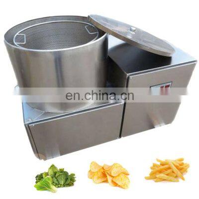 2021 Stainless Steel French Fries Oil Removing Machine / Fried Food Deoil Machine / Fried Food Dewater Machine