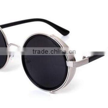 Hot Selling Unisex Fashion Retro Classic Metal Frame Small Round Sunglasses Eyewear photo-6