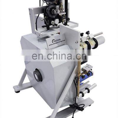Semi-Automatic Labelling Machine Double Labeller for 2 Labels With Printer photo-4