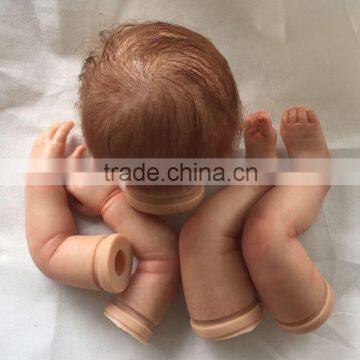 High Quality Vinyl Kit Body Silicone Reborn Doll Painted Baby Doll Kits photo-3