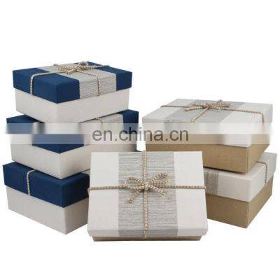 Customized luxury delicate gift box with large present gift card packing