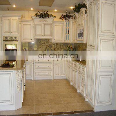 European Cherry Wood Lacquer Kitchen Cabinet Wholesale photo-4
