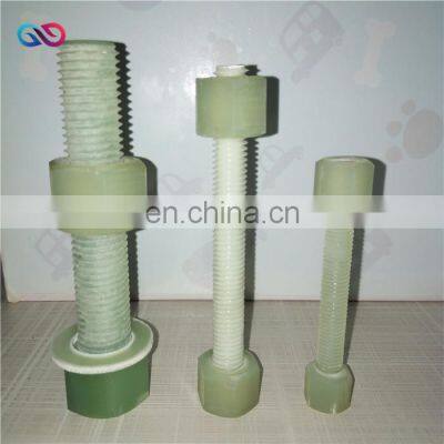 M6 M10 M12 M16 M20 M24 M30 GRP Bolt and Nut for Ship Parts Frp Threaded Rod Grp Bolts and Nuts photo-4