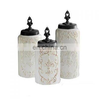 aluminium cast designer canister sets