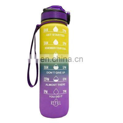 Ready to Ship 1L Customized Clear Plastic Tritan Protein Gym Durable Shaker Sports Workout Gallon Water Bottle Jug photo-4