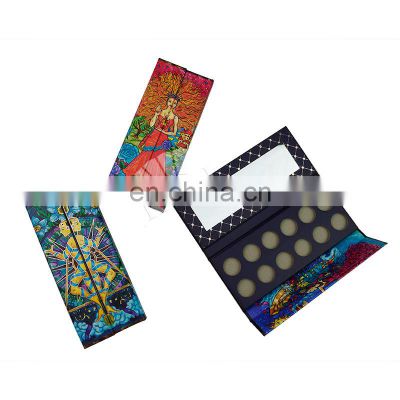 Pigmented Shimmer Matte Eyeshadow Palette Diy Make Up Logo Cosmetic Packaging Manufacturer