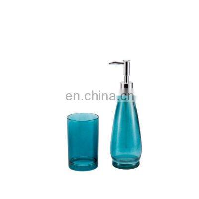 Home Hotel Decorative Cheap Colored Glass Dispenser Pump Bottle of Liquid Soap photo-3