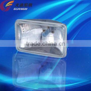 4652 6000 5" Square car lamp auto sealed beam headlamp 7" square with gold supplier