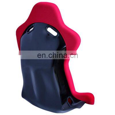 Red Knitted Fabric Bucket Seat for Universal Car Auto Parts Car Racing Fiberglass Seat