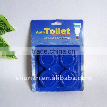 4pcs Blue Bubble Toilet Cleaner