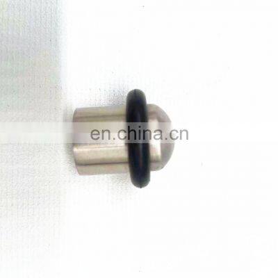 Cylindrical Floor Mount Mini Door Stopper With Ring Rubber Bumper Heavy Duty Doorstop photo-2