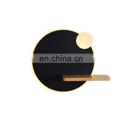 Minimalist LED Wall Lights Home Living Room Bedroom Rotatable Indoor Modern Wood Wall Lamps