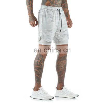 Custom Logo Men's Jogger Printing Workout Men Sport Fitness Gym Running Shorts photo-2