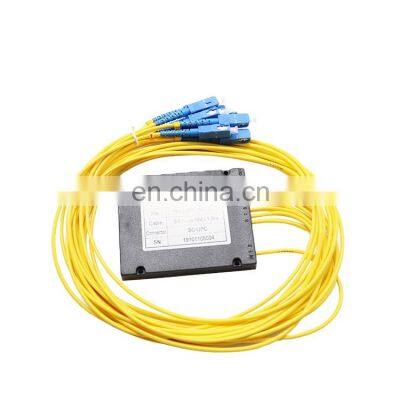 FTTH fiber optical ABS Box Type PLC Splitter Optico Spliter 1x8 for EPON GPON