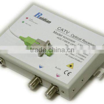 FTTH CATV Two Ways Fiber Optic AGC Receiver/Fiber Optic Node/catv equipment