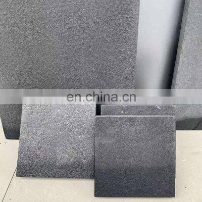 Engineering board building use architectural exterior stone black sandstone cut blocks to size factory sale