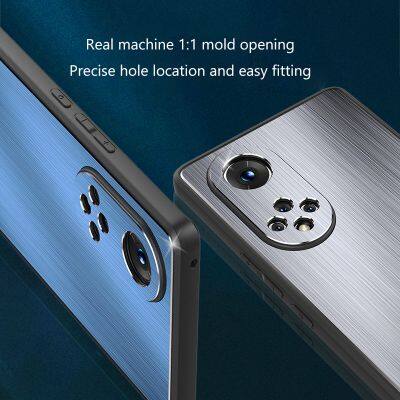 New Fashion Metal Brushed Sweat Proof Fingerprint All Inclusive Soft Phone Case For HUAWEI Nova 7 8 9 Mate30 40Pro P30 40 50 Pro photo-5