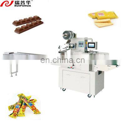 Low Cost Factory Price High Speed Manual Automatic Small Mini Automatic Flow Pack Horizontal Rotary Food Pillow Packing Machine